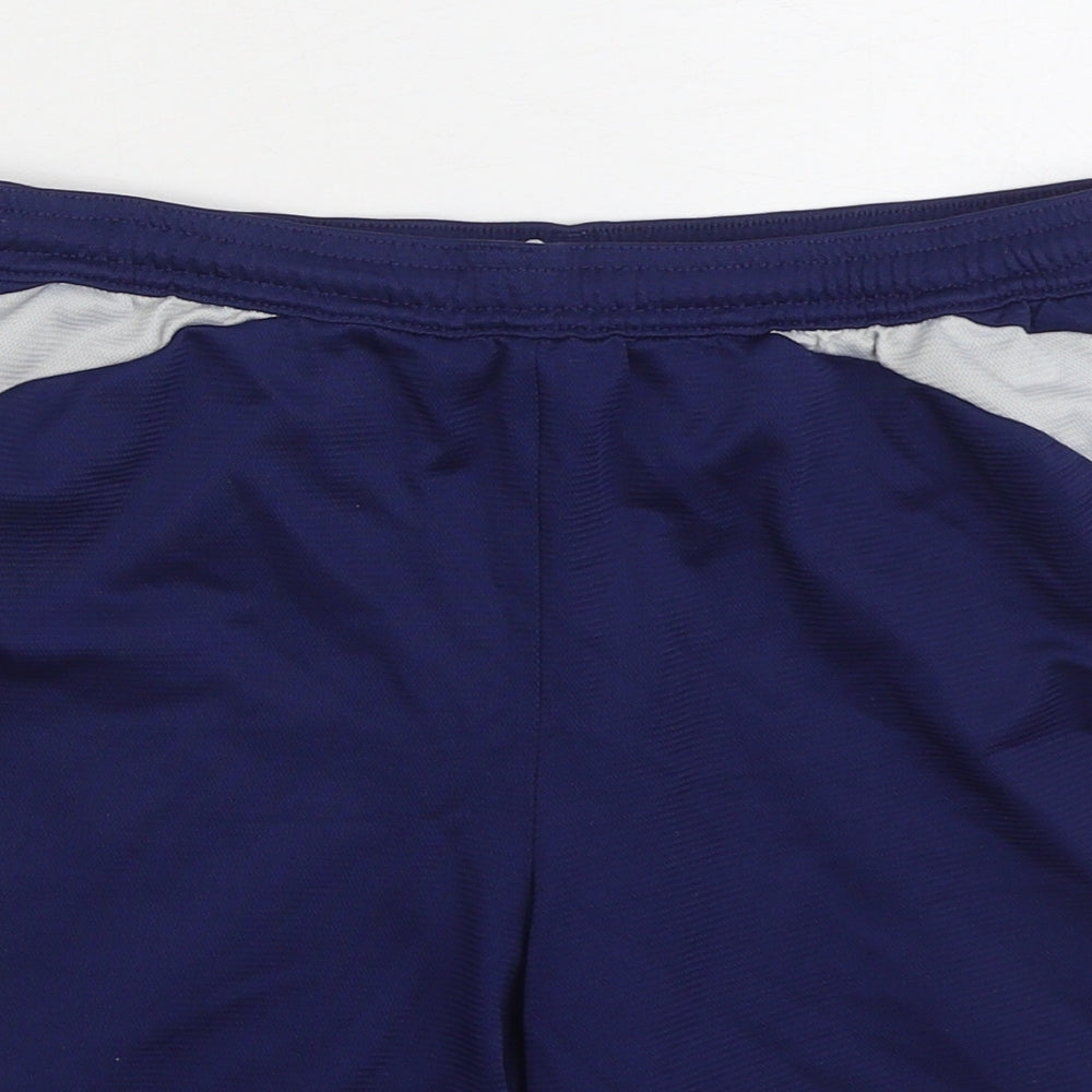 adidas Mens Blue Polyester Sweat Shorts Size M Regular