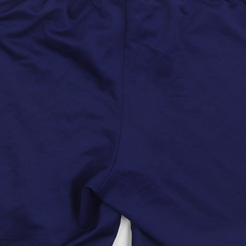 adidas Mens Blue Polyester Sweat Shorts Size M Regular