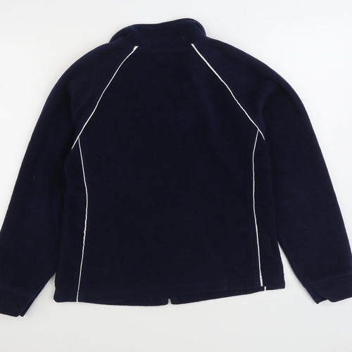 DNM Sport Womens Blue Jacket Size 12 Zip