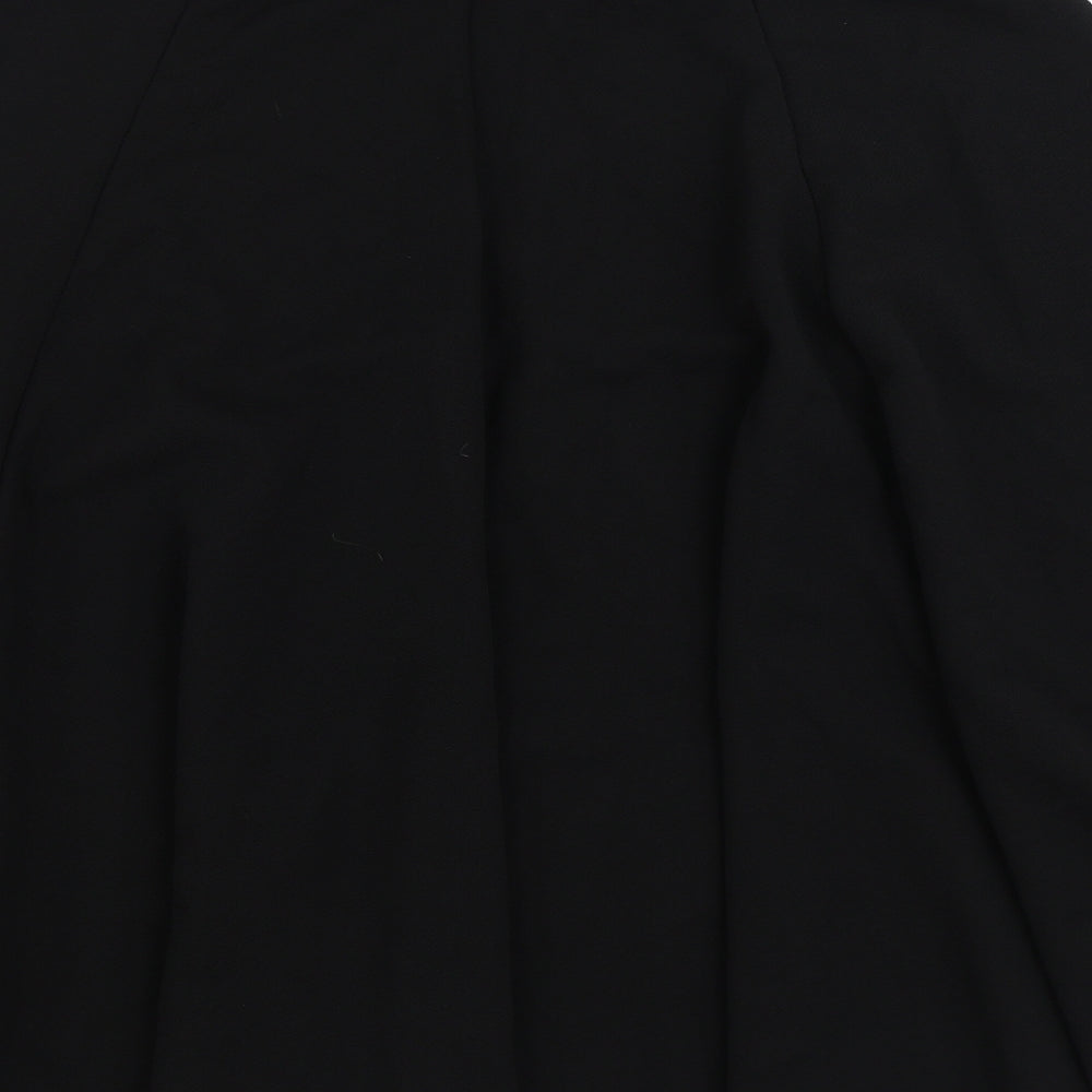 SheIn Womens Black Polyester A-Line Skirt Size L