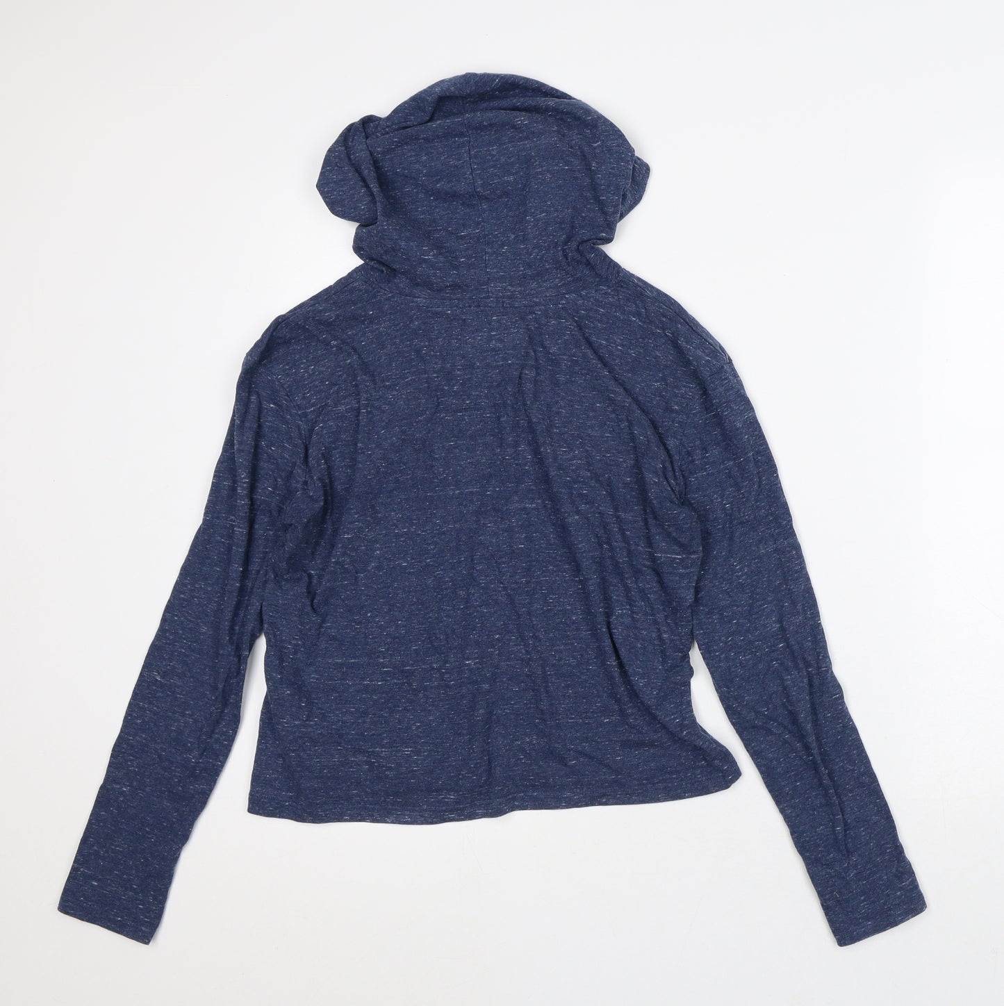 Superdry Womens Blue Cotton Pullover Hoodie Size XS - Paris