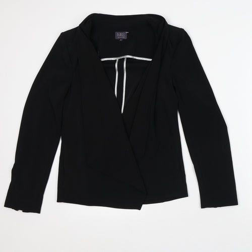 Marks and Spencer Womens Black Jacket Blazer Size 10