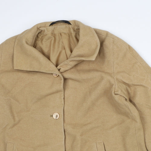 Marks and Spencer Womens Brown Trench Coat Coat Size 10 Button