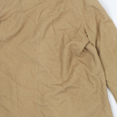 Marks and Spencer Womens Brown Trench Coat Coat Size 10 Button