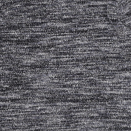 Bonmarché Womens Grey V-Neck Geometric Polyester Pullover Jumper Size M