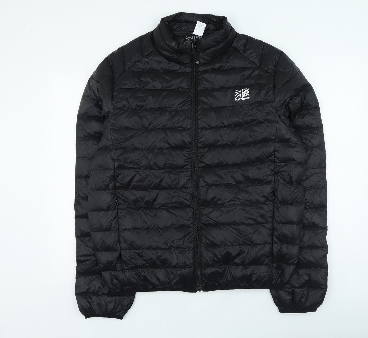 Karimor Mens Black Quilted Coat Size XL Zip