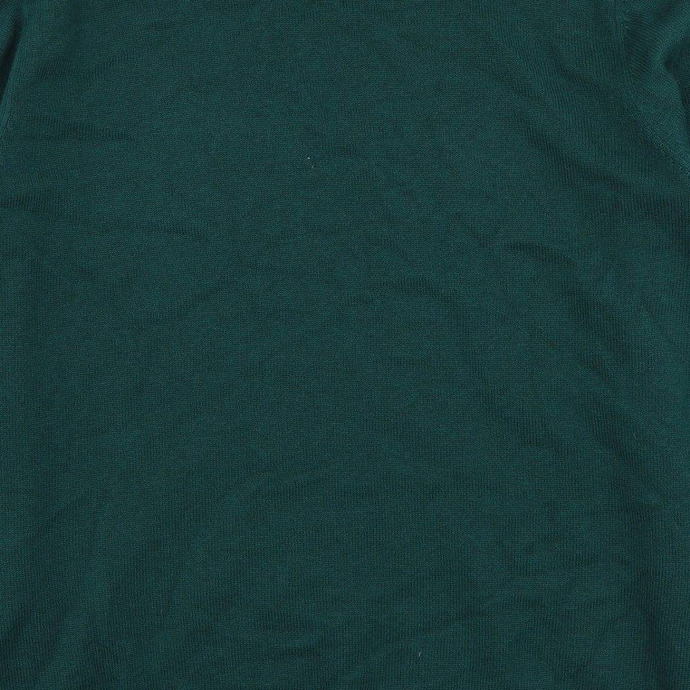 Calvin Klein Mens Green Cotton Pullover Sweatshirt Size XL
