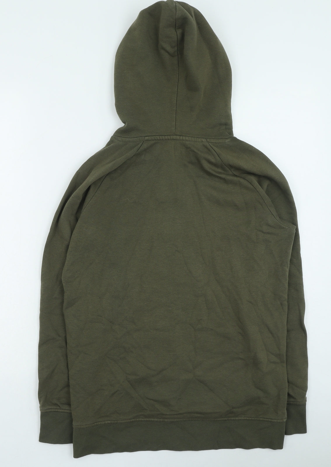 George Boys Green Cotton Pullover Hoodie Size 12-13 Years - Unlimited vibes