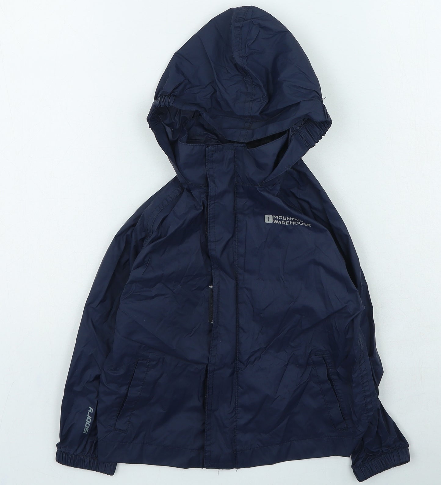 Mountain Warehouse Boys Blue Rain Coat Coat Size 3-4 Years
