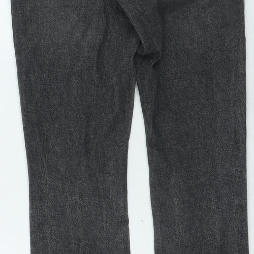 Zara Womens Grey Cotton Skinny Jeans Size 8 L30 in Regular