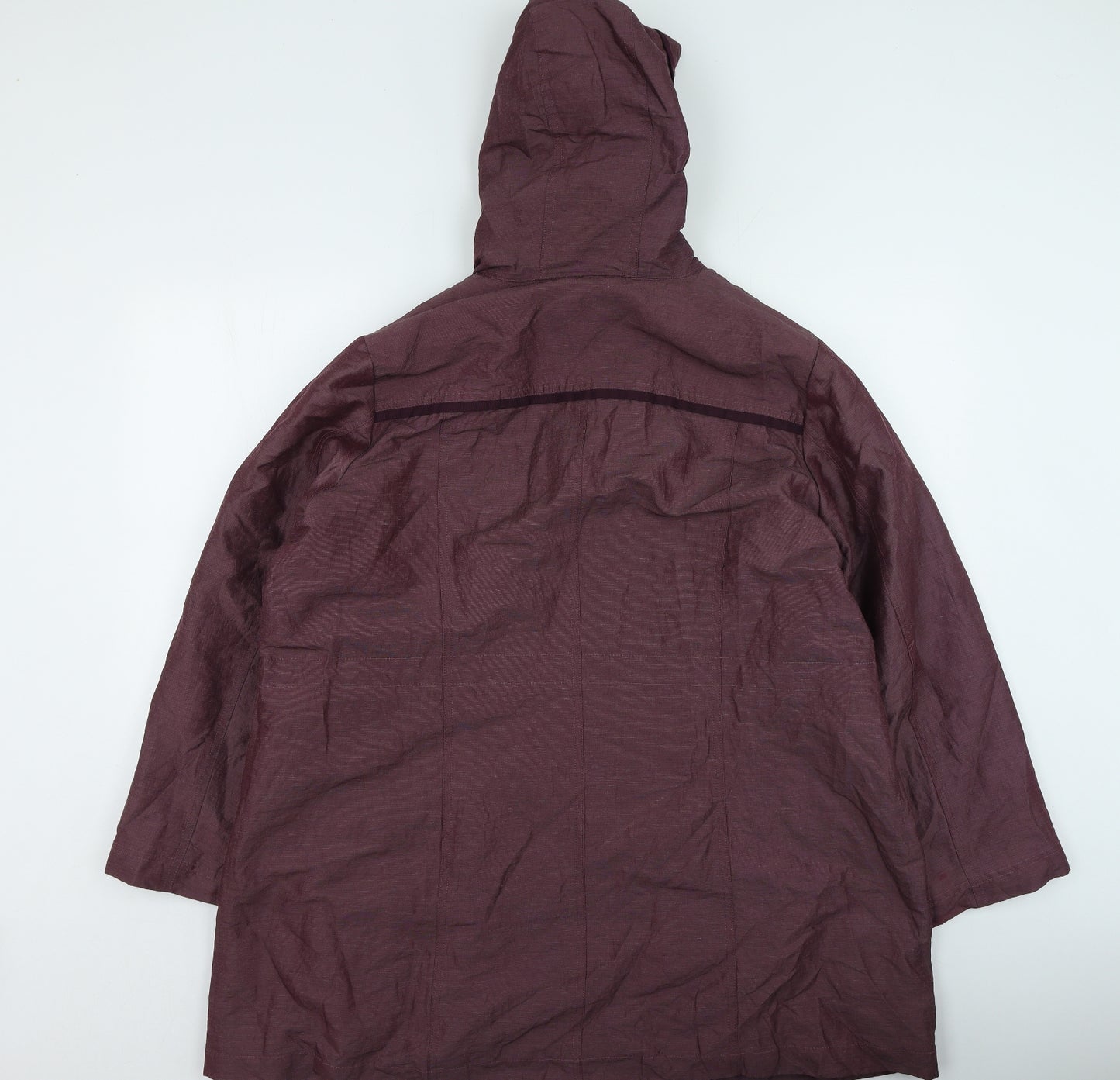 Marks and Spencer Womens Purple Rain Coat Coat Size 22