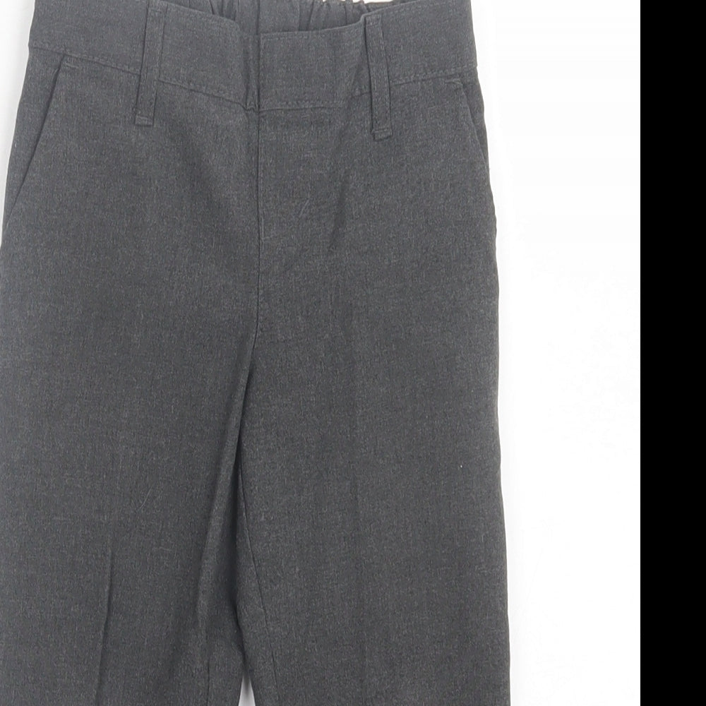 Marks and Spencer Boys Grey Polyester Capri Trousers Size 2-3 Years Regular Pullover - School Wear