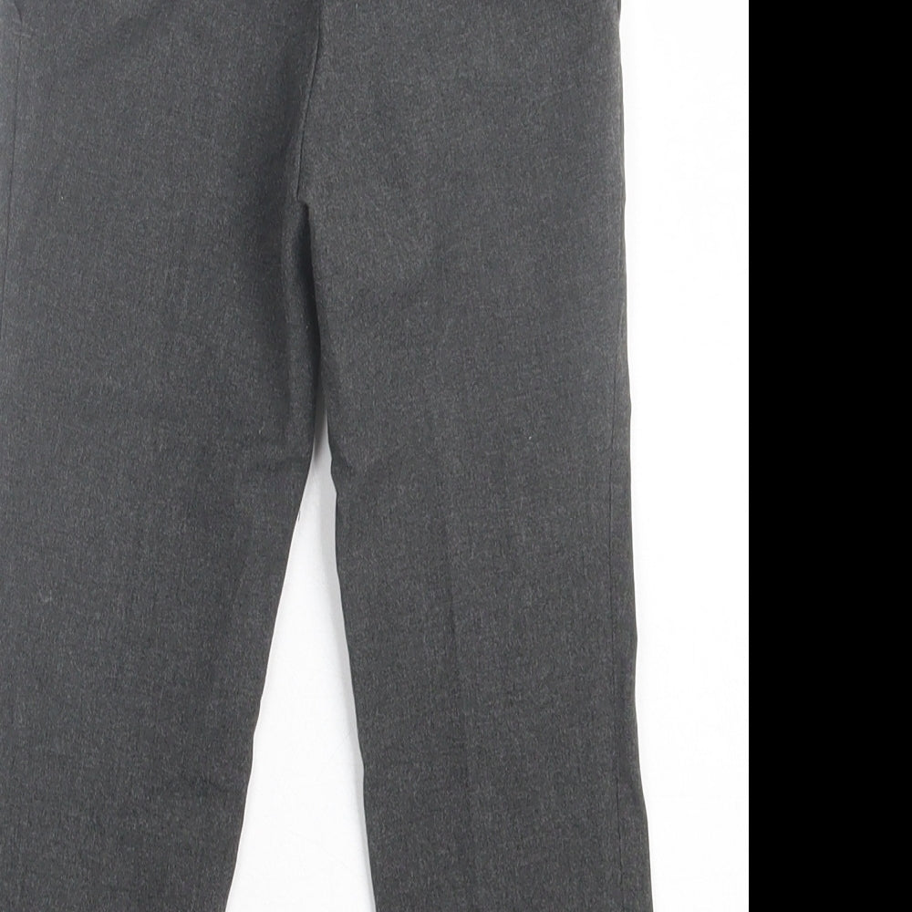 Marks and Spencer Boys Grey Polyester Capri Trousers Size 2-3 Years Regular Pullover - School Wear