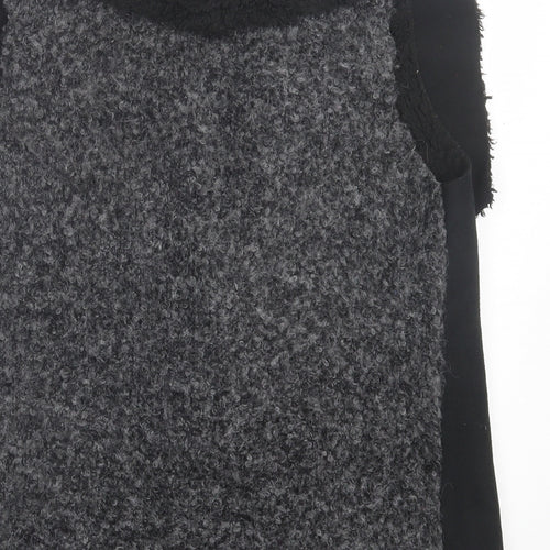 Marks and Spencer Womens Black V-Neck Polyester Cardigan Jumper Size S