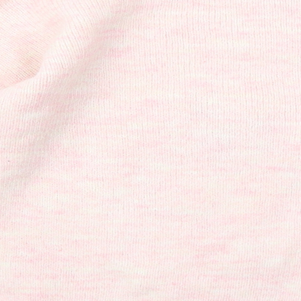 F&F Girls Pink Round Neck Polyester Pullover Jumper Size 8-9 Years - Dog Christmas
