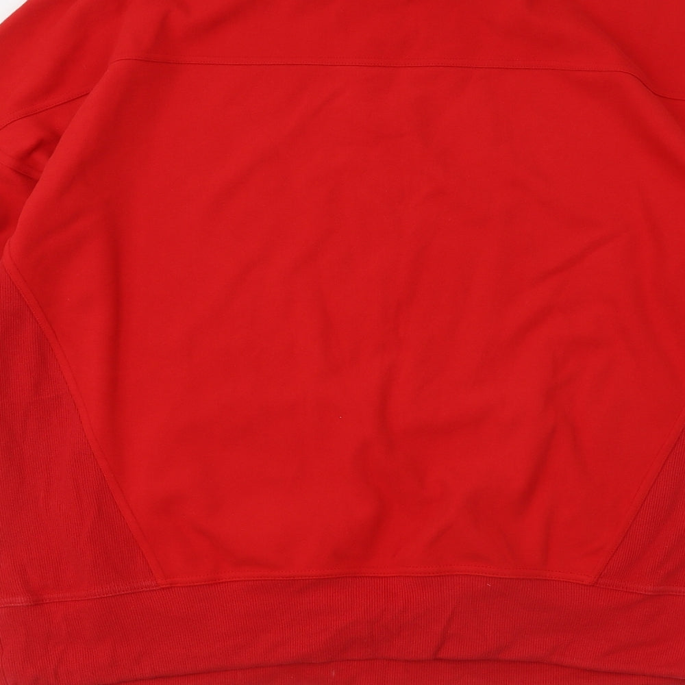 NEXT Womens Red Polyester Pullover Sweatshirt Size XL