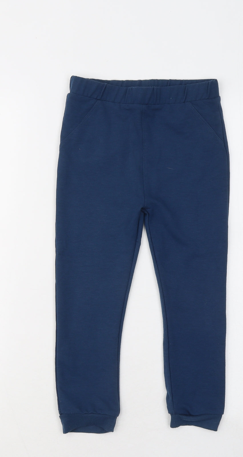 George Girls Blue Polyester Jogger Trousers Size 4-5 Years Regular