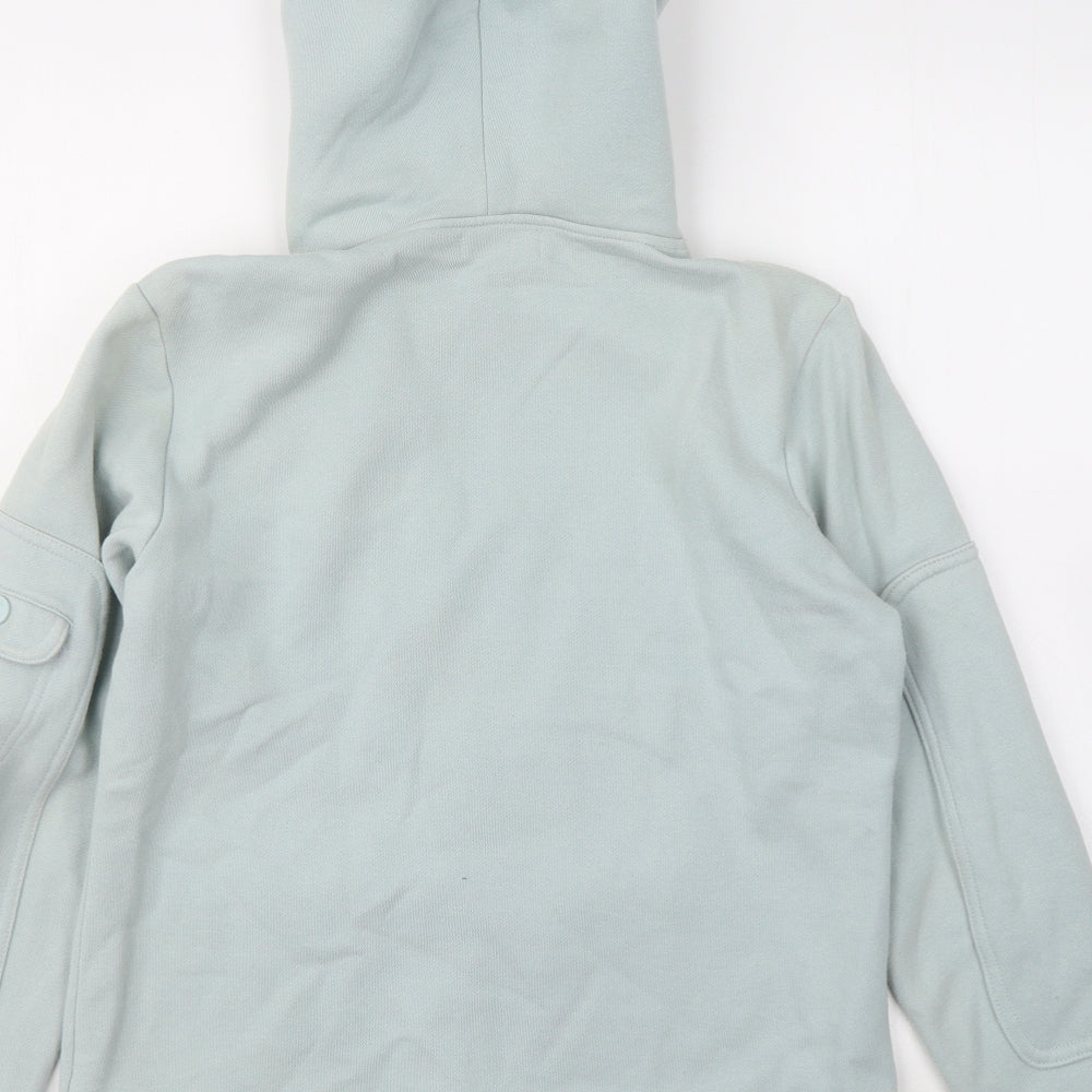 Cherokee Womens Blue Cotton Full Zip Hoodie Size 14
