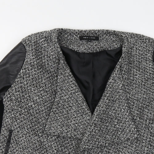 New Look Womens Grey Jacket Size 12