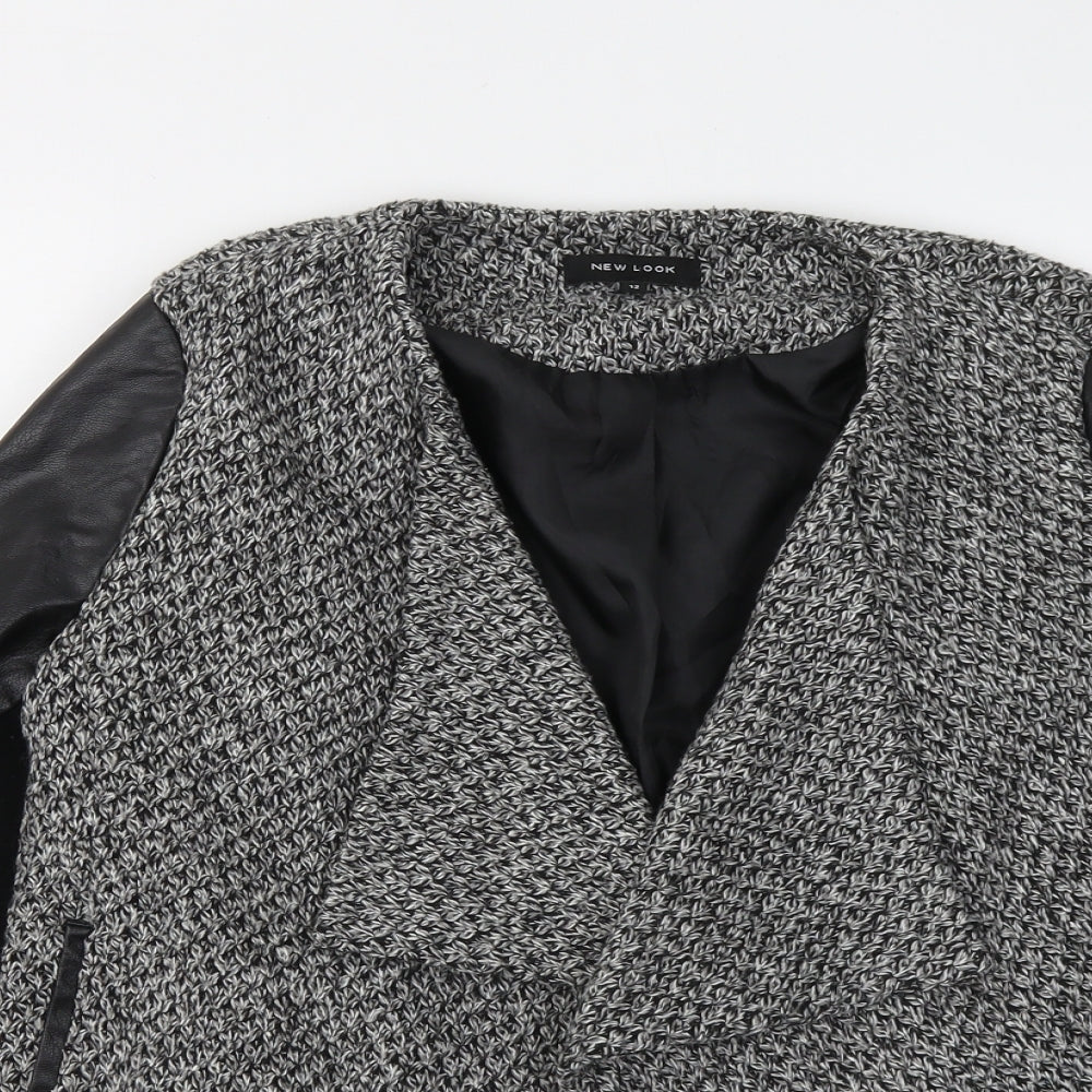 New Look Womens Grey Jacket Size 12