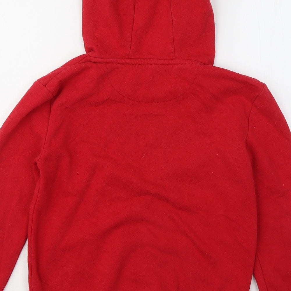 Primark Boys Red Cotton Pullover Hoodie Size 10-11 Years - New York