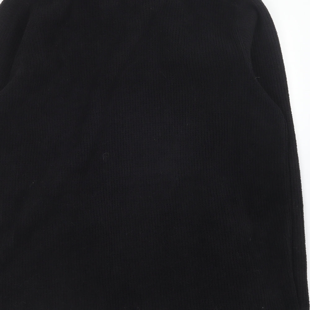 Blue Harbour Mens Black Polyester Full Zip Sweatshirt Size 2XL