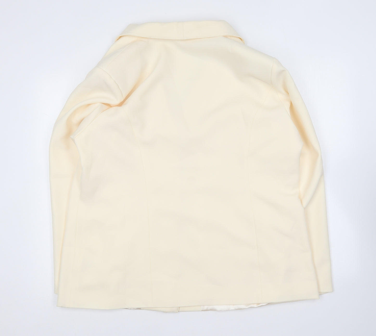Damart Womens Yellow Jacket Blazer Size 22 Button
