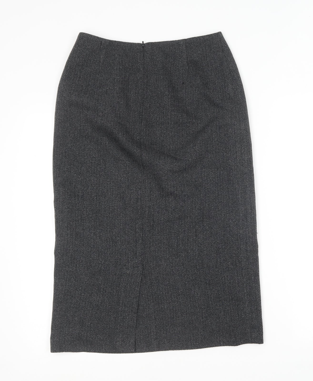NEXT Womens Grey Polyester Straight & Pencil Skirt Size 10