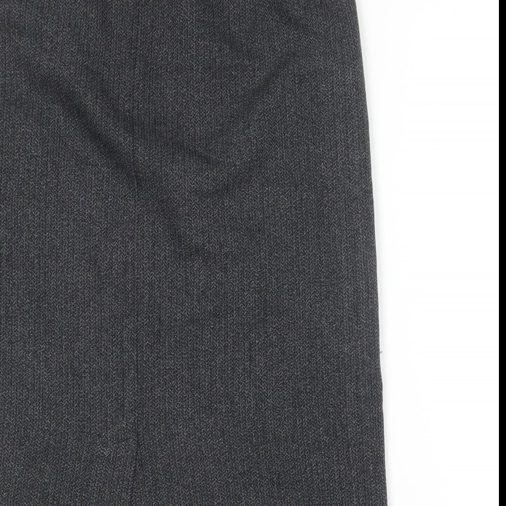 NEXT Womens Grey Polyester Straight & Pencil Skirt Size 10