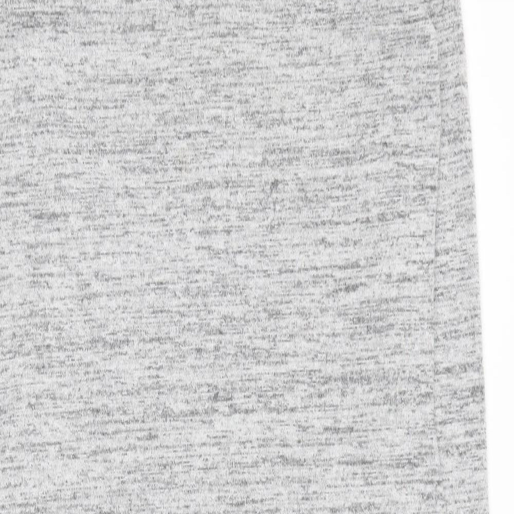 River Island Womens Grey Polyester Jumper Dress Size 8 Round Neck