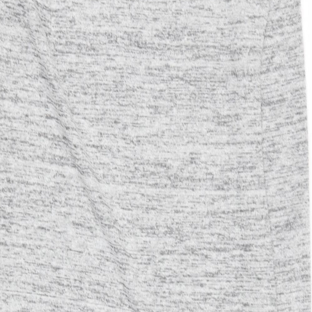 River Island Womens Grey Polyester Jumper Dress Size 8 Round Neck