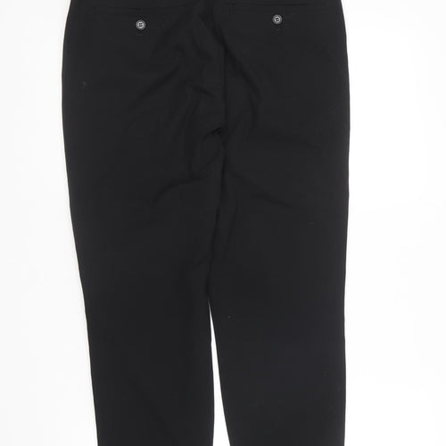 H&M Womens Black Polyester Trousers Size 32 in L27 in Regular