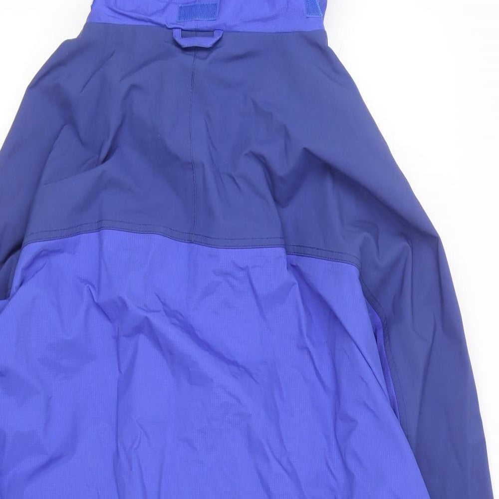 Lowe Alpine Mens Blue Rain Coat Coat Size M Zip