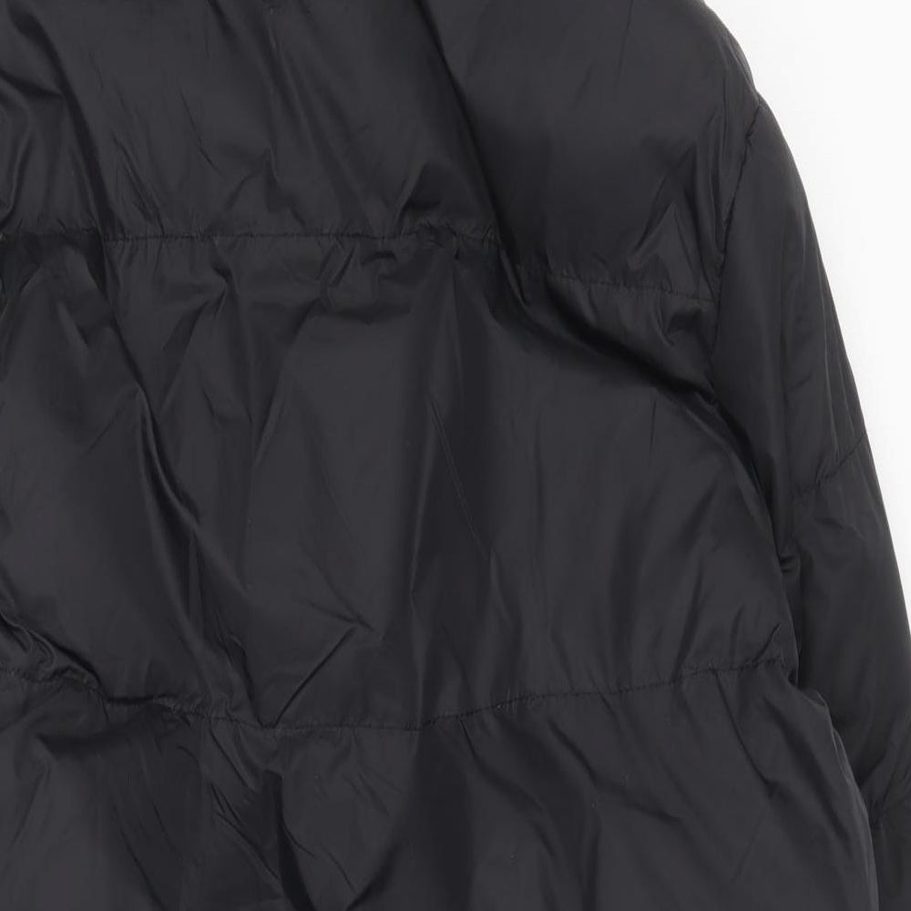Brave Soul Womens Black Puffer Jacket Coat Size L