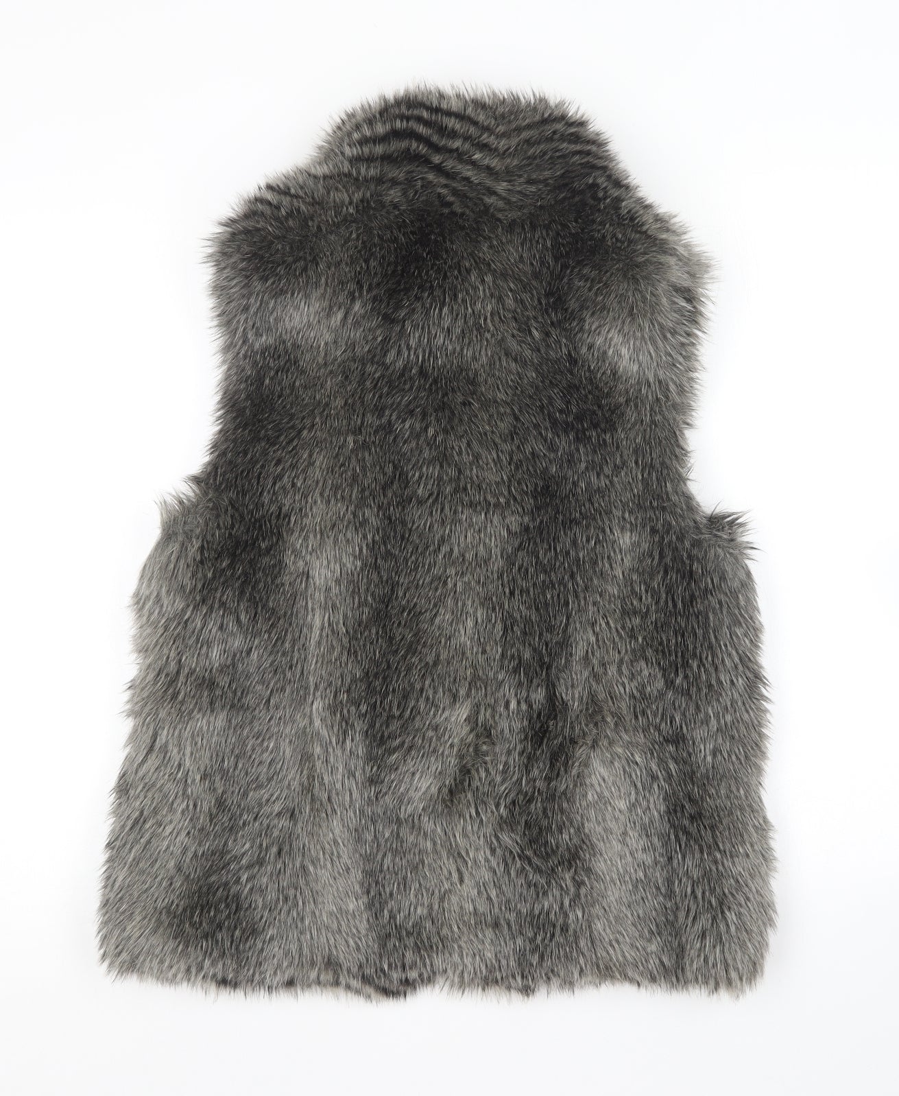 Mini velvet Womens Grey Gilet Jacket Size 10 Buckle