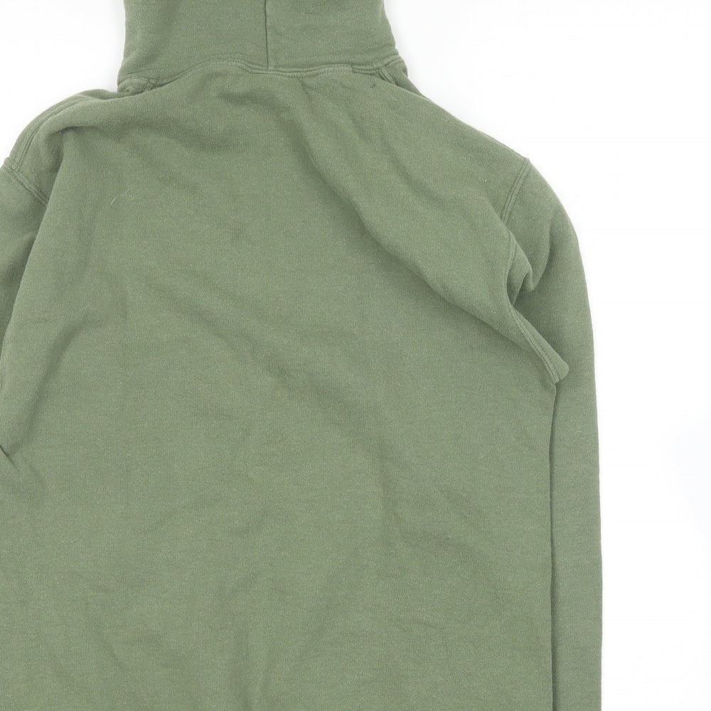 Sugg Life Mens Green Cotton Pullover Hoodie Size S
