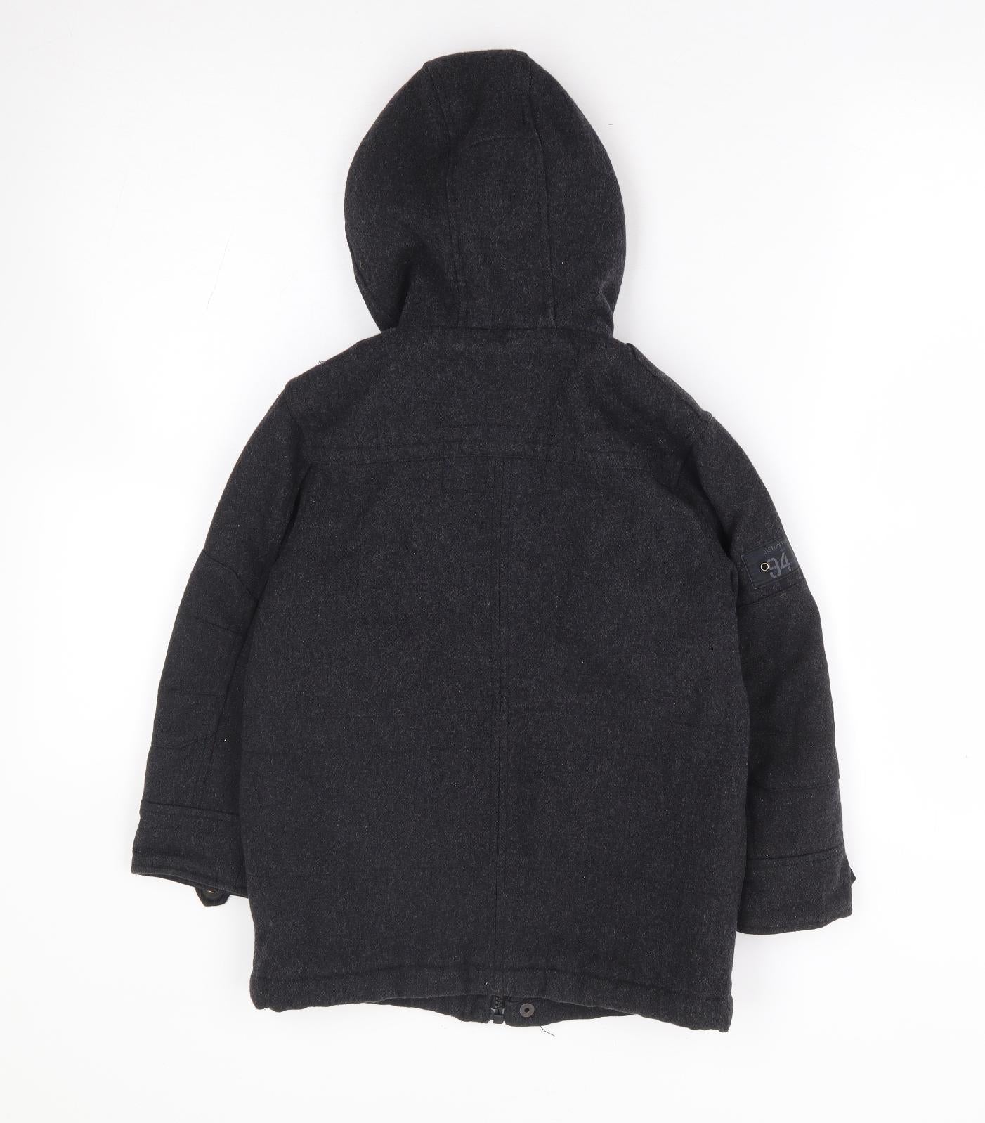 NEXT Boys Grey Jacket Coat Size 5 Years Zip
