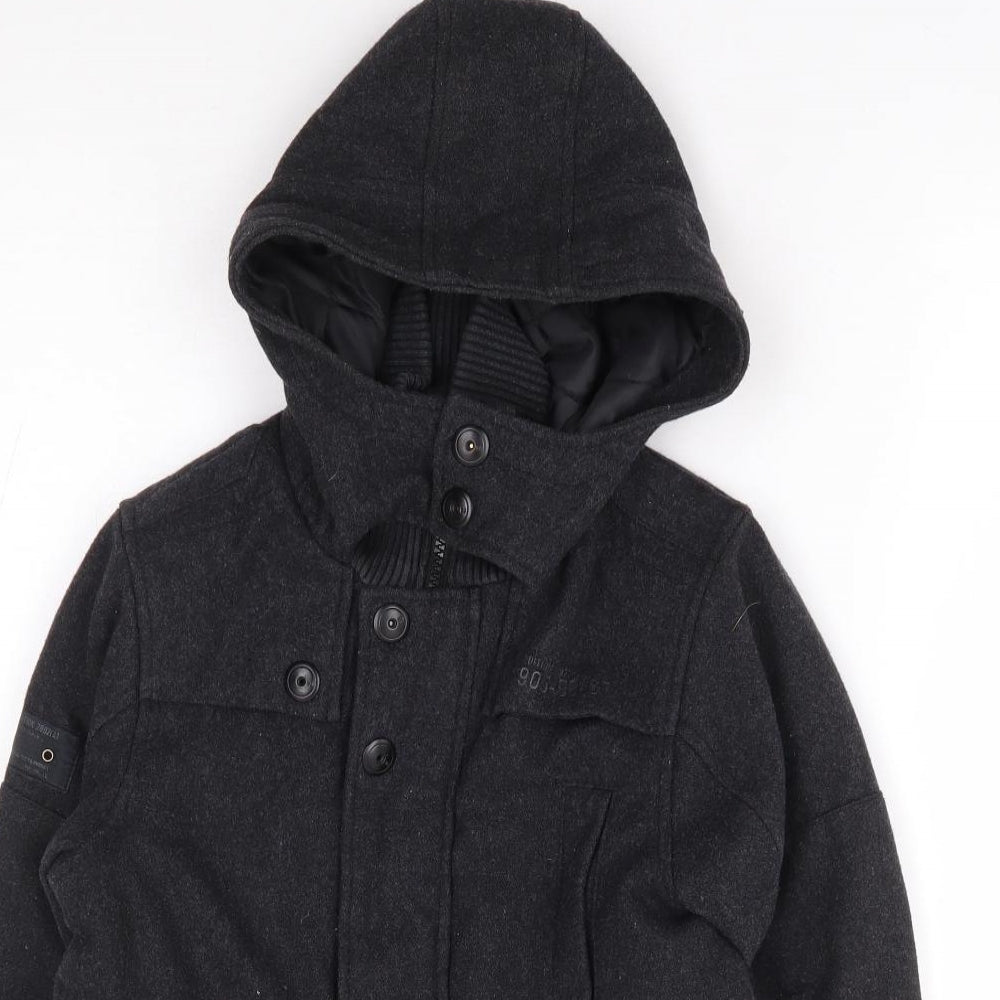 NEXT Boys Grey Jacket Coat Size 5 Years Zip