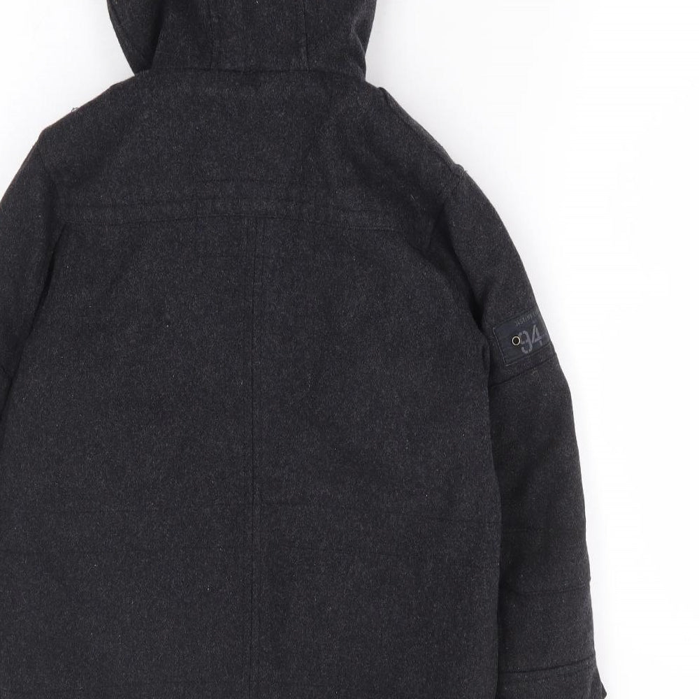 NEXT Boys Grey Jacket Coat Size 5 Years Zip