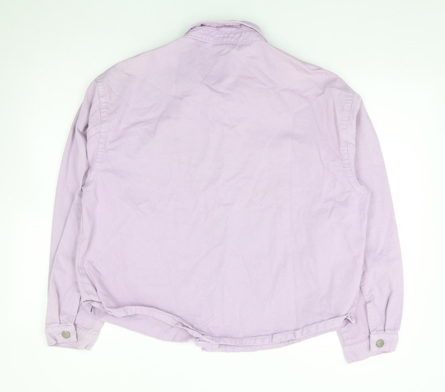 Pretty Little Thing Womens Purple Jacket Size 12 Button - Shacket