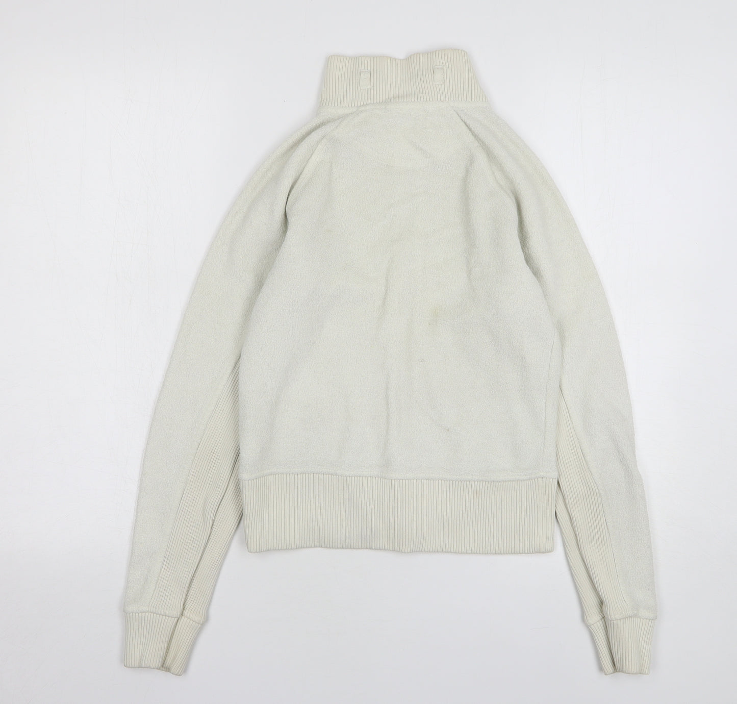 NEXT Womens White Polyester Full Zip Sweatshirt Size 6 Zip