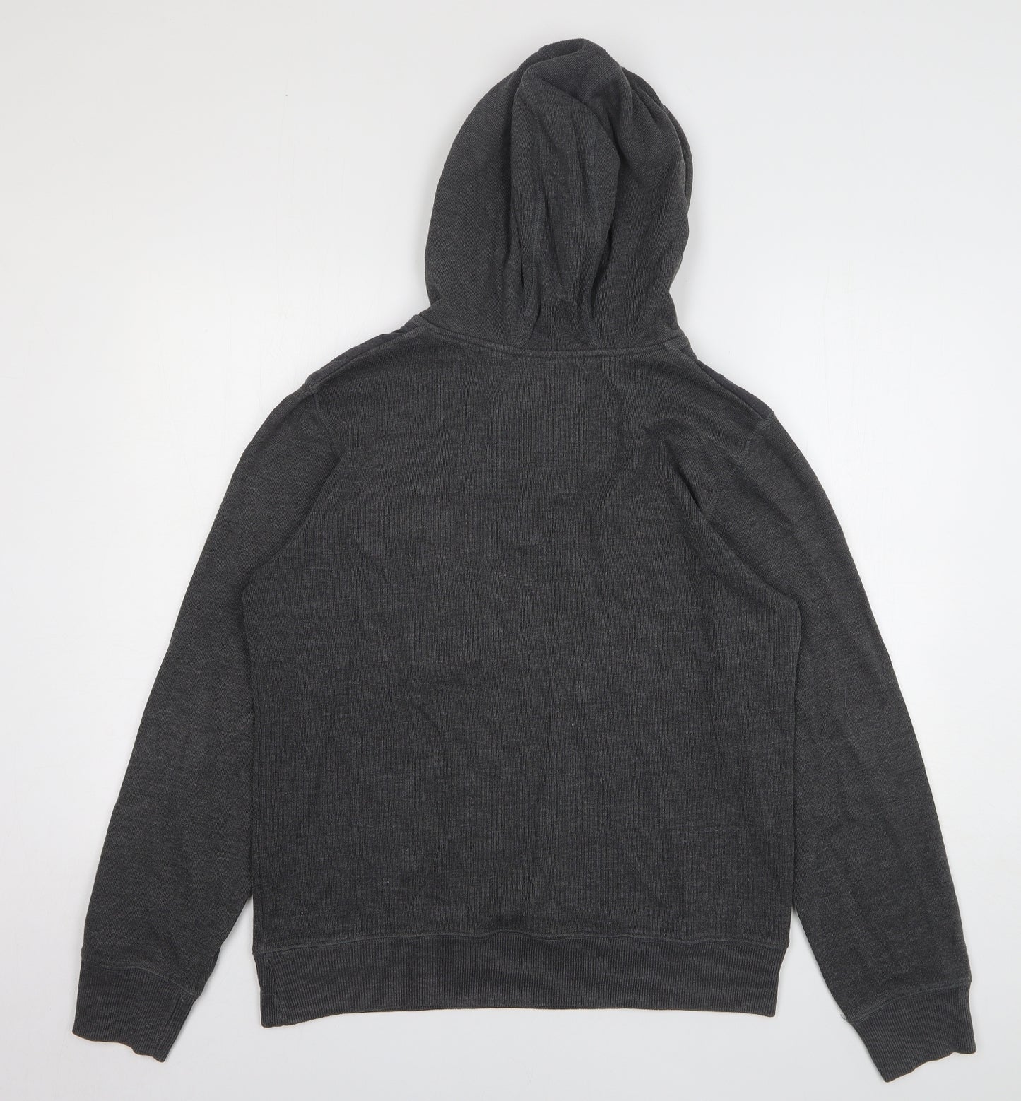 NEXT Mens Grey Cotton Pullover Hoodie Size M