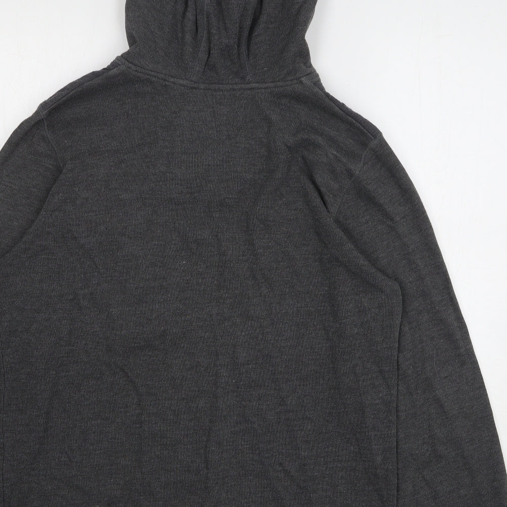 NEXT Mens Grey Cotton Pullover Hoodie Size M