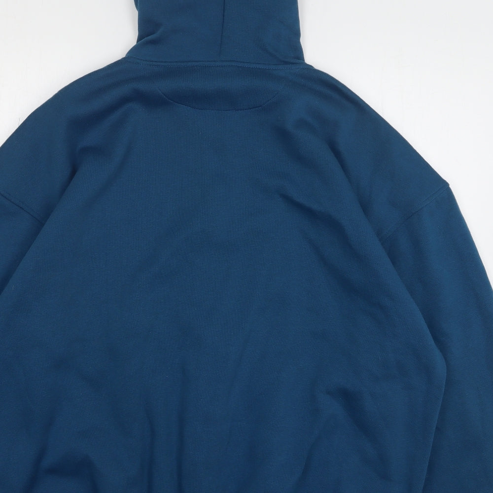 Donnay Mens Green Polyester Full Zip Hoodie Size 2XL