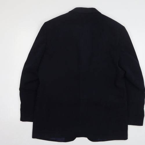 Seconds Mens Blue Polyester Jacket Suit Jacket Size 42