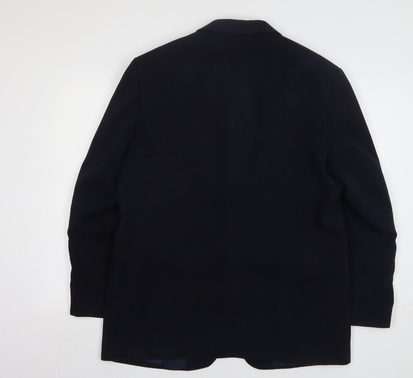 Seconds Mens Blue Polyester Jacket Suit Jacket Size 42