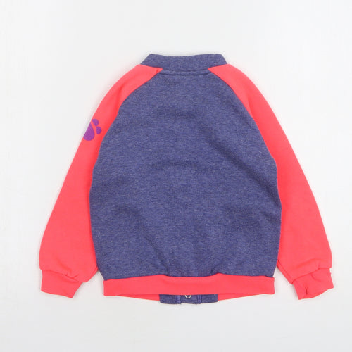 Lonsdale Girls Multicoloured Varsity Jacket Jacket Size 2-3 Years Button