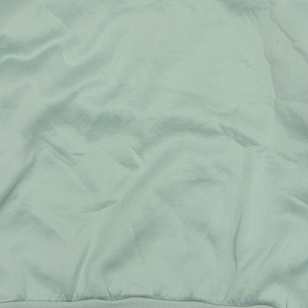 SheIn Womens Green Polyester Pullover Sweatshirt Size L