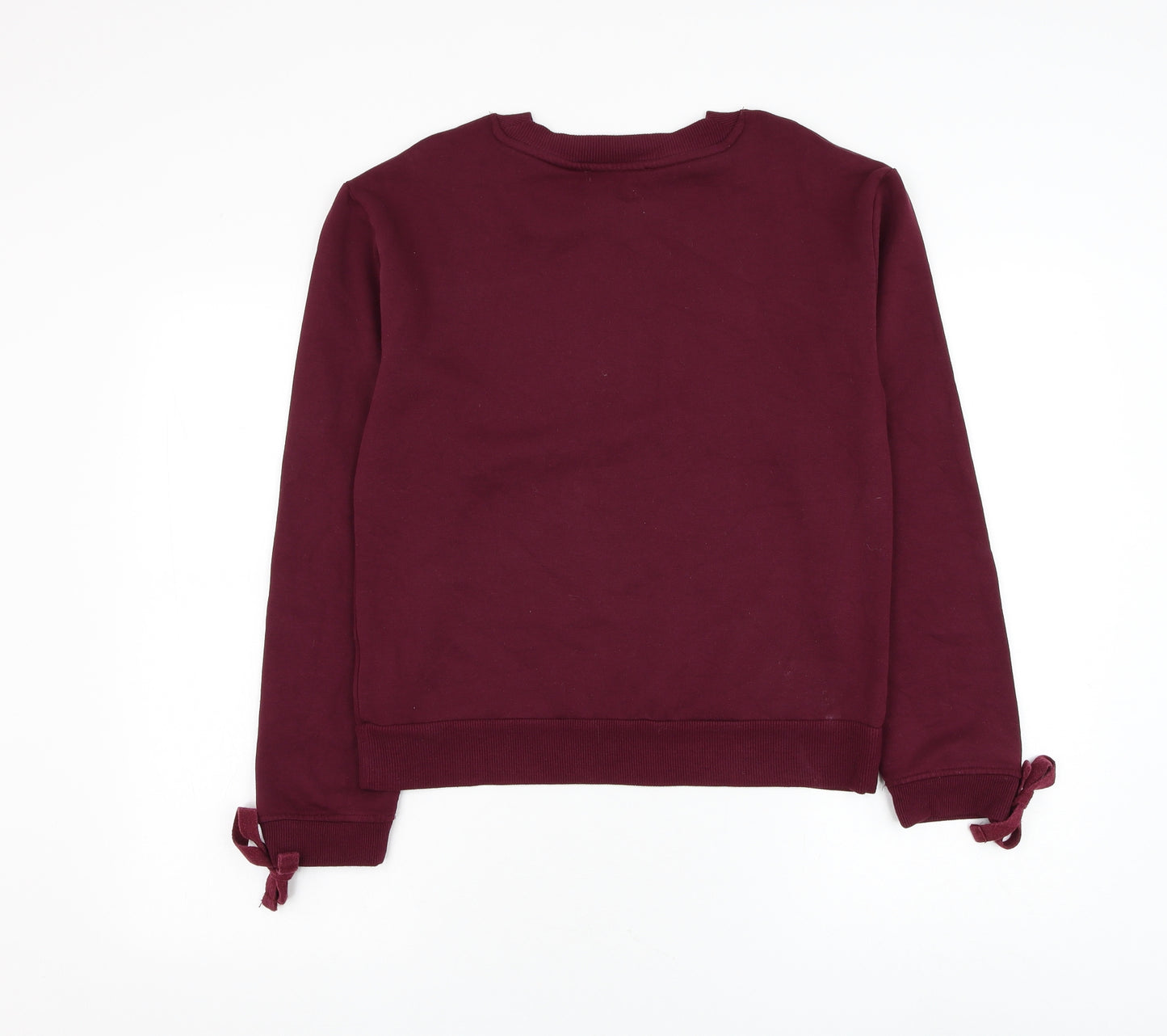Marks and Spencer Womens Purple Viscose Pullover Sweatshirt Size 8 Pullover