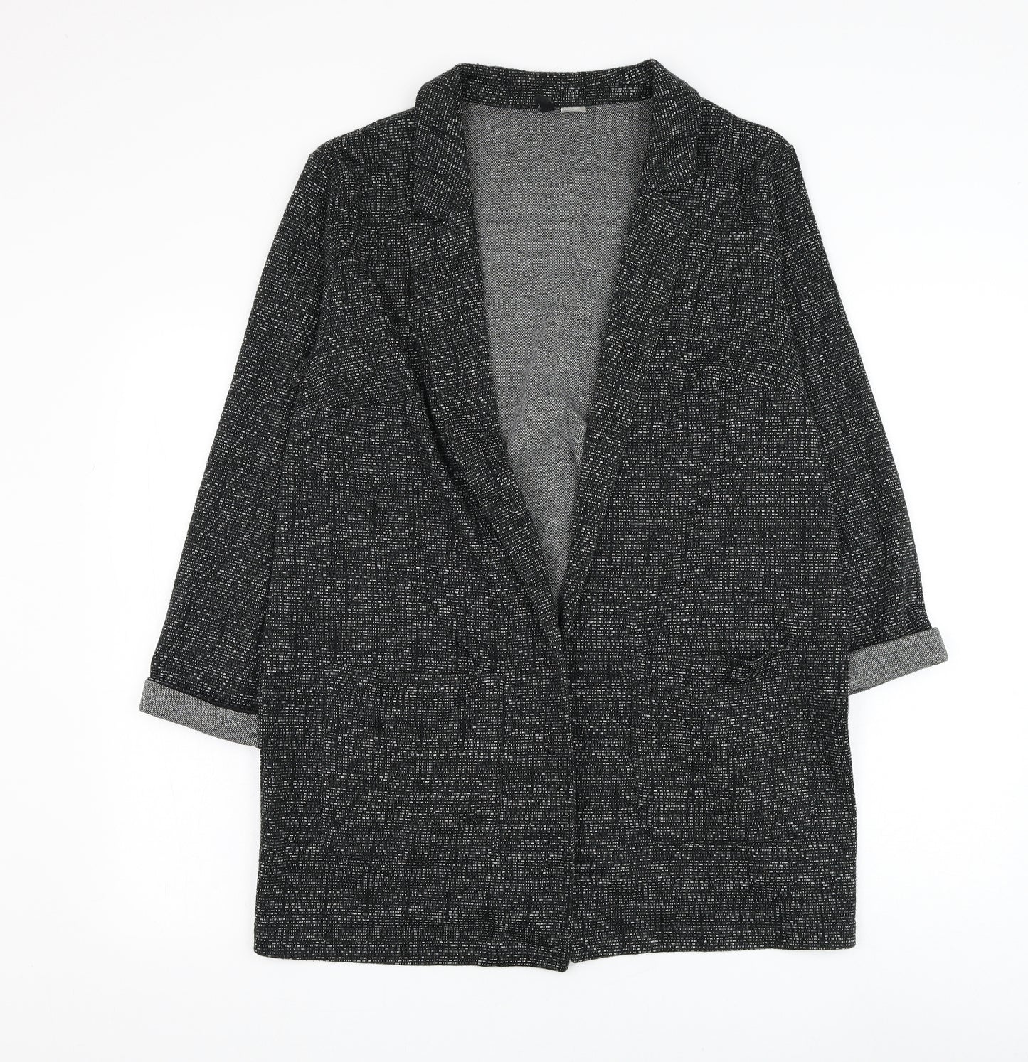 H&M Womens Grey Jacket Blazer Size L